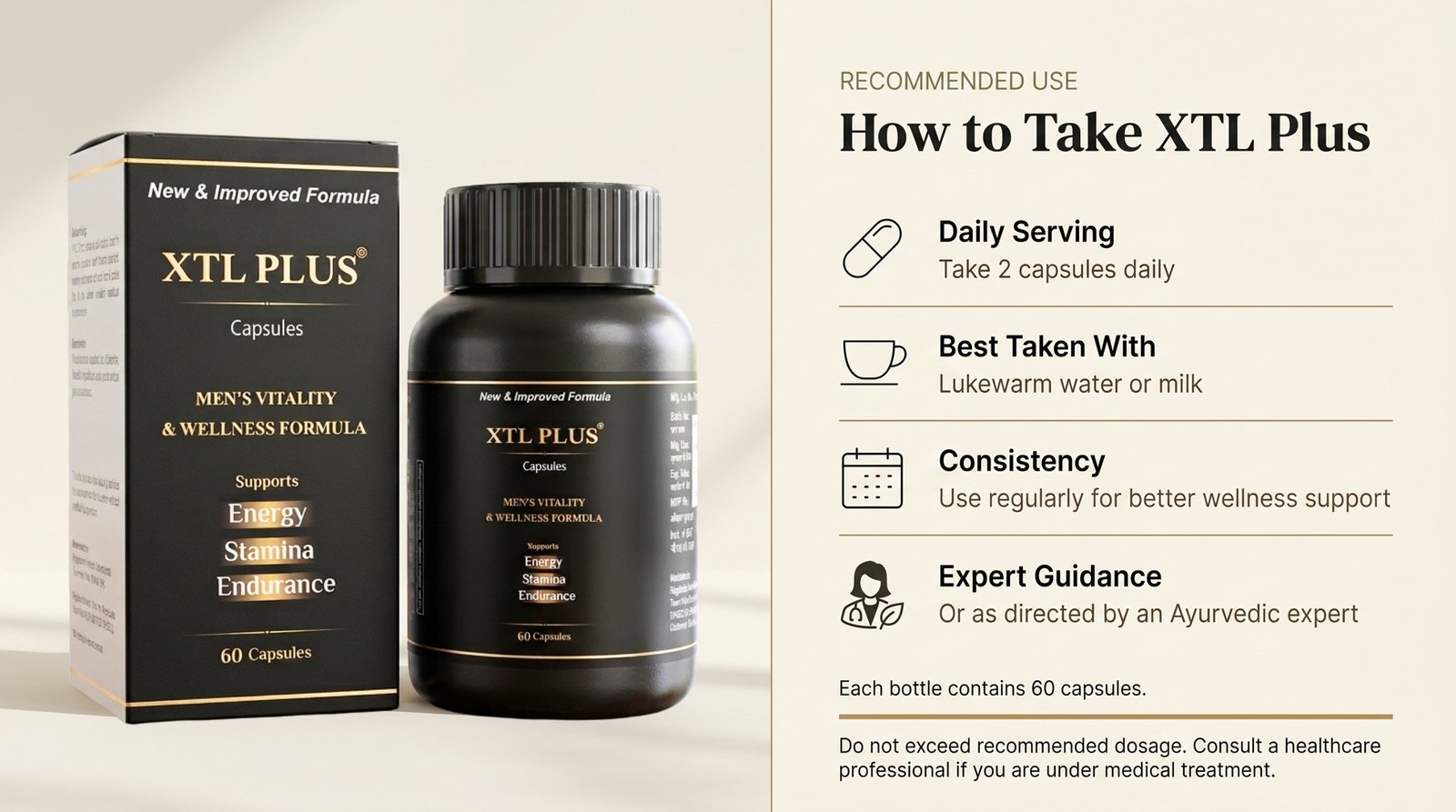 How to take XTL Plus capsules dosage and usage instructions