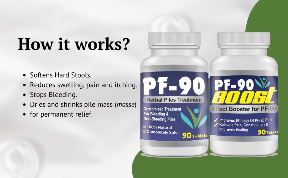 PF 90 piles medicine