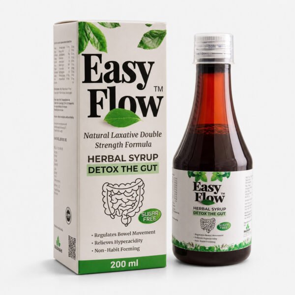 EasyFlow™ Ayurvedic Digestive Syrup | For Constipation, Gas, Acidity & Bloating