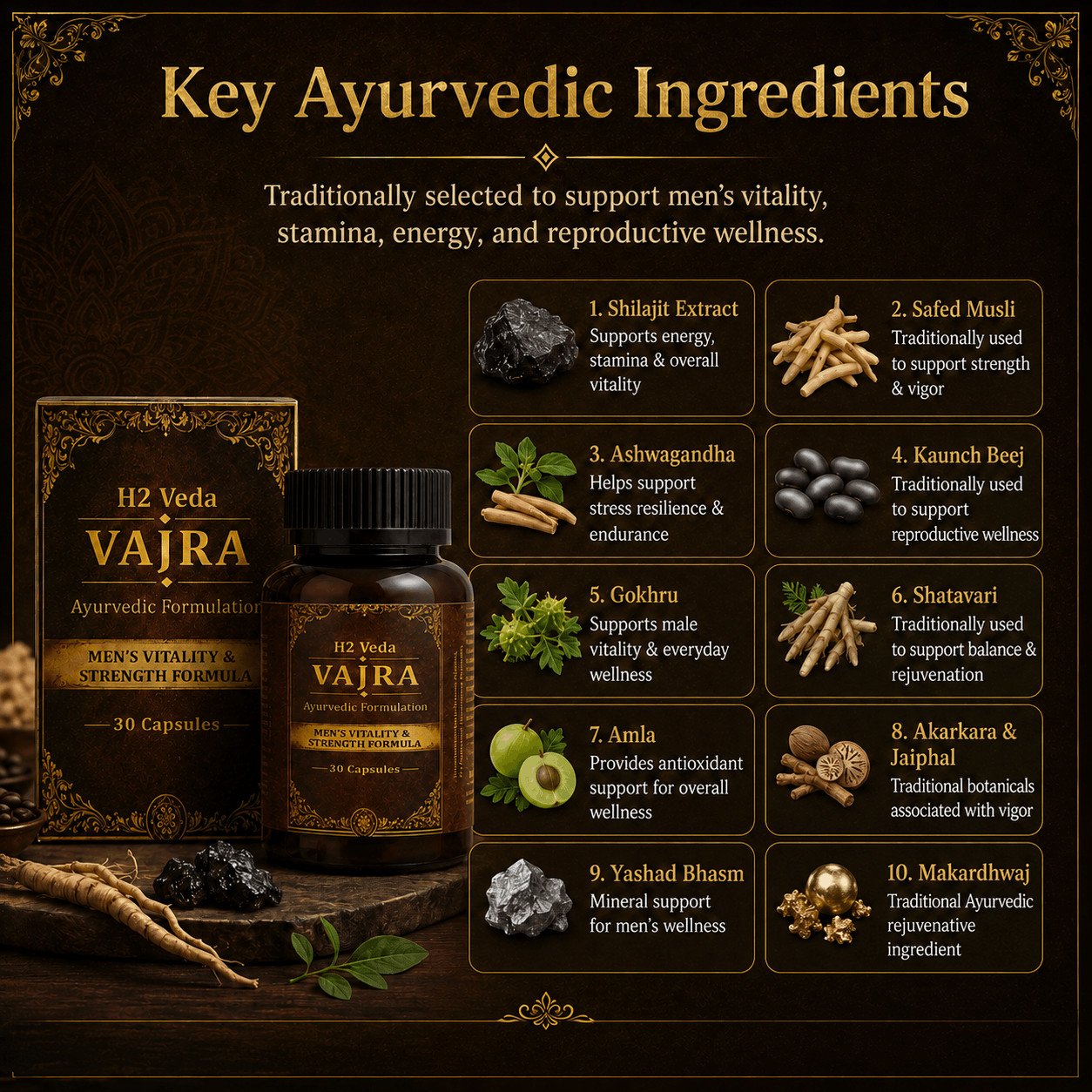 h2 veda vajra capsule ingredients